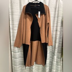 Tahari long coat NWT